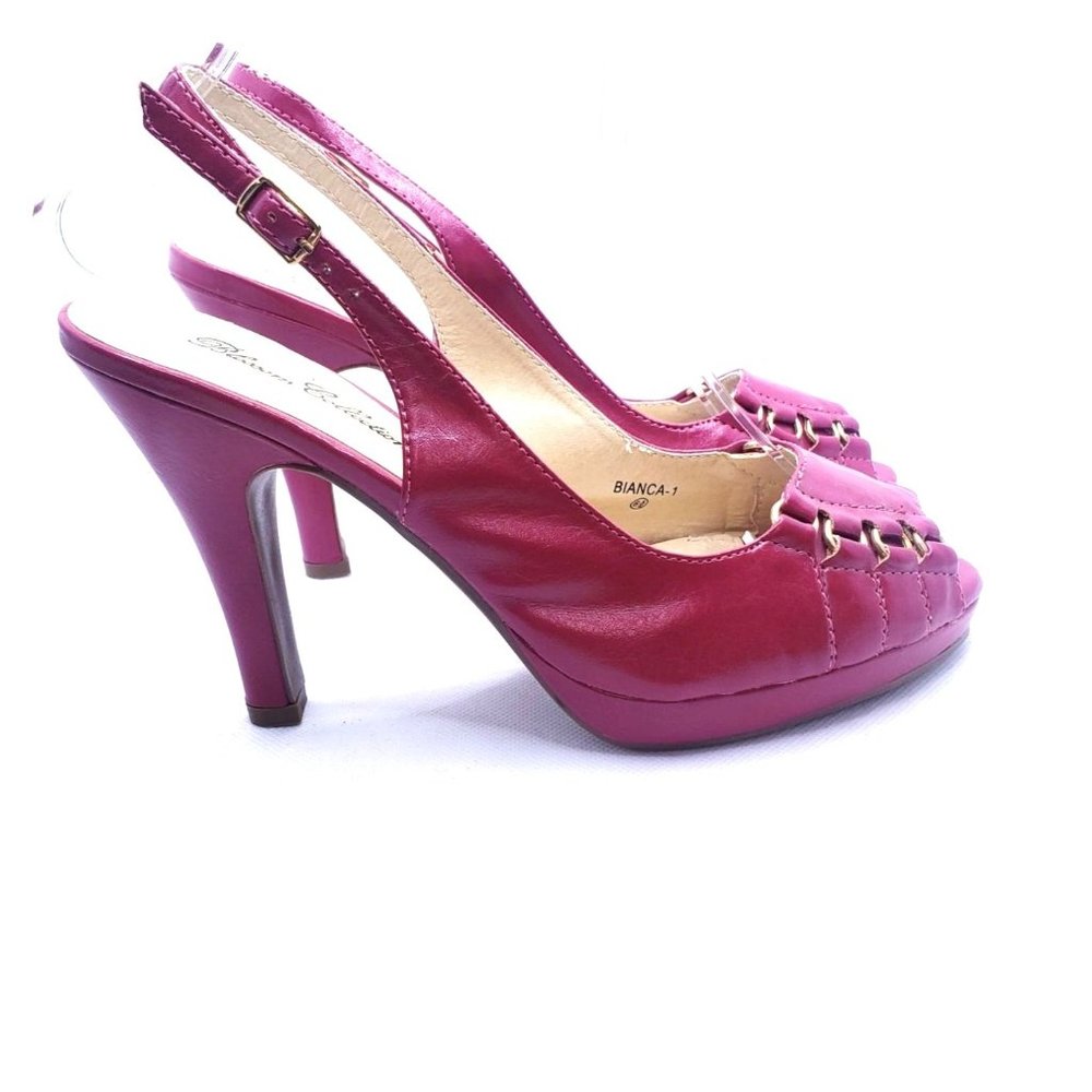 Blossom Collection Toe High Heel Platform Pump